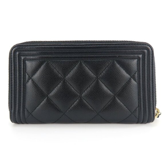 CHANEL Black Caviar Leather Wallet - Picture 3 of 11